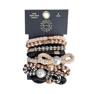 KNOTTY Luxe Bow Hair Ponys